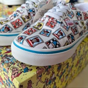 VANS X WHERE'S WALDO? KKIDS ERA ELASTIC LACE Sz 11